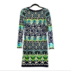 NWT Vince Camuto Colorful Sheath Shift Dress 2